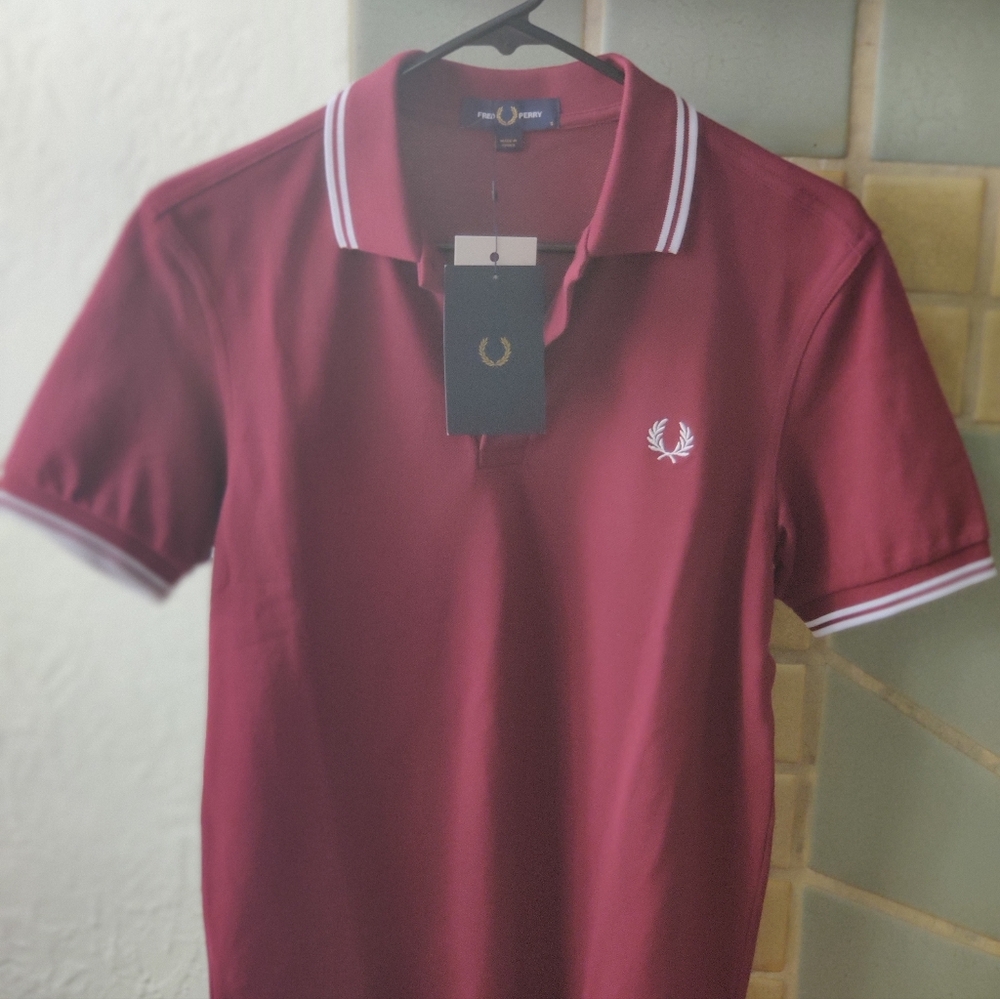 NWT Men's Fred Perry Polo Size S